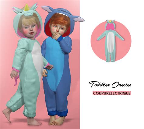 TODDLER ONESIES TS3 TO TS4 Category: Body ... | Sims 4 children, Sims ...