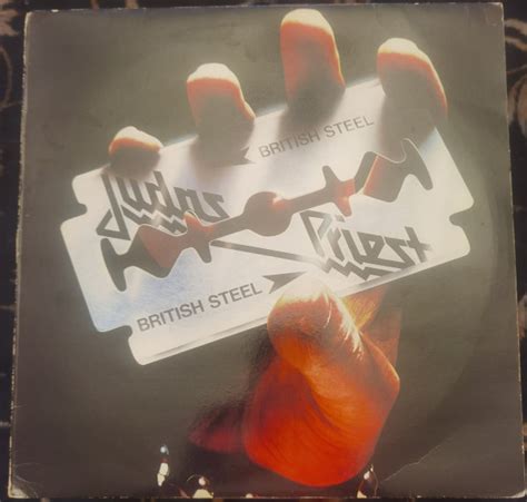 Judas Priest – British Steel (1980, Different Label Layout , Vinyl ...