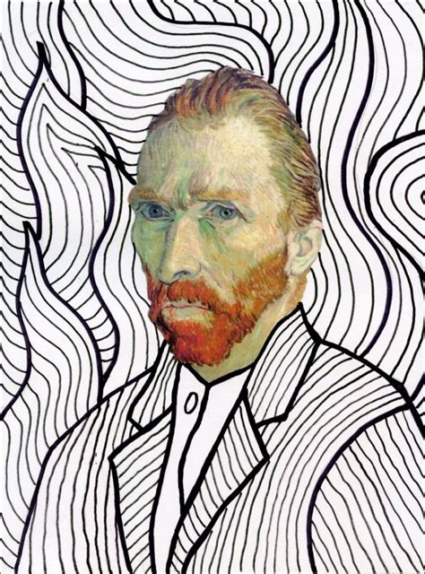 Van Gogh Line Drawings · Art Projects for Kids | Van gogh art, Line art ...