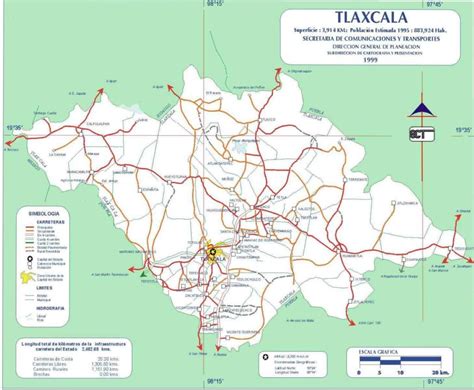 Map of Tlaxcala - MexConnect