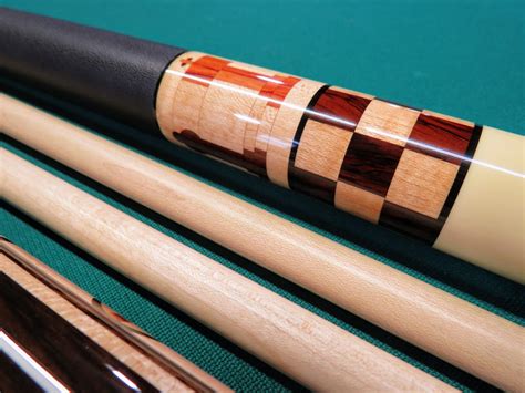 Custom Shop Huebler cues - Proficient Billiards Cue Repair