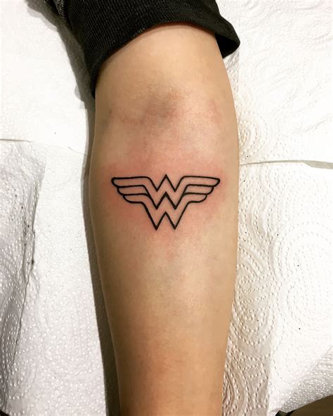 Wonder Woman Logo Tattoo