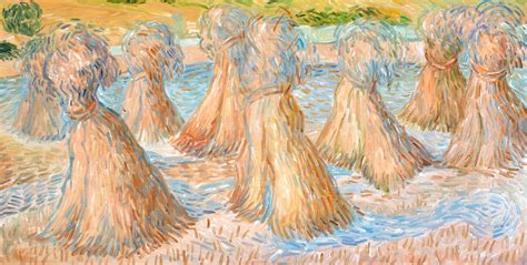 Sheaves of Wheat Van Gogh reproduction | Van Gogh Studio