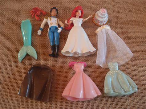 Polly Pocket Disney Princess Ariel & Prince Erik Wedding Little Mermaid ...