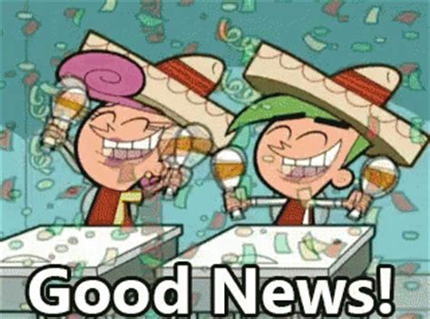 Good News GIF - GoodNews FairlyOddParents - Discover & Share GIFs