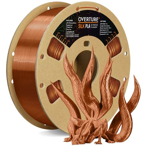 Overture Silk PLA 3D Printer Filament 1.75mm – Overture 3D