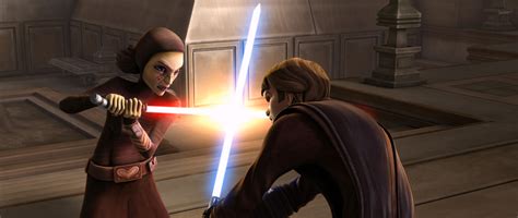 Image - Barriss vs Anakin - TWJ.png | CWA Character Wiki | FANDOM ...