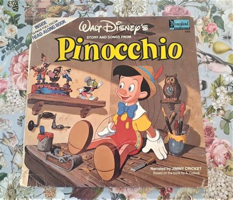 Walt Disney's Pinocchio Movie Soundtrack Vinyl Record | Etsy