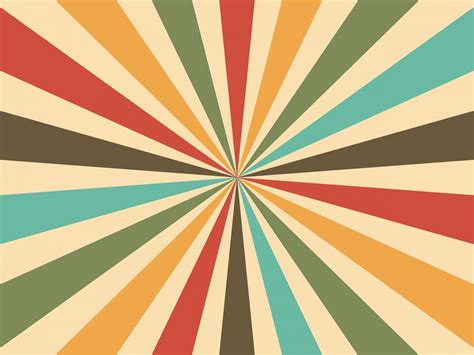 Sunburst Retro Colors Background | Retro background, Retro color, Retro