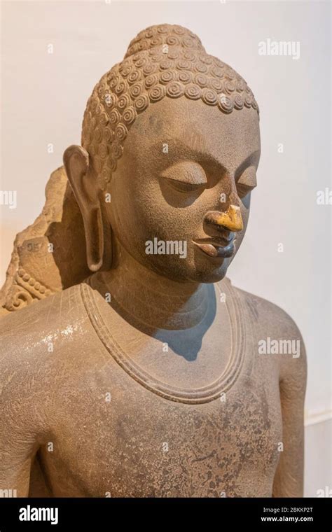 Buddha, 5th century sculpture, Sarnath Museum, Sarnath, Uttar Pradesh ...