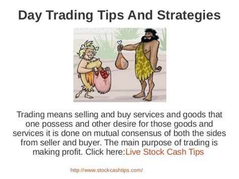 Day Trading Tips And Tricks