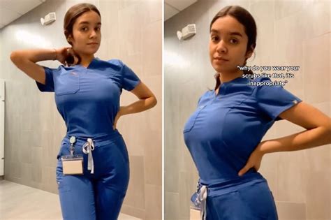 Nurse hits back at critics of her scandalous scrubs | O-T Lounge