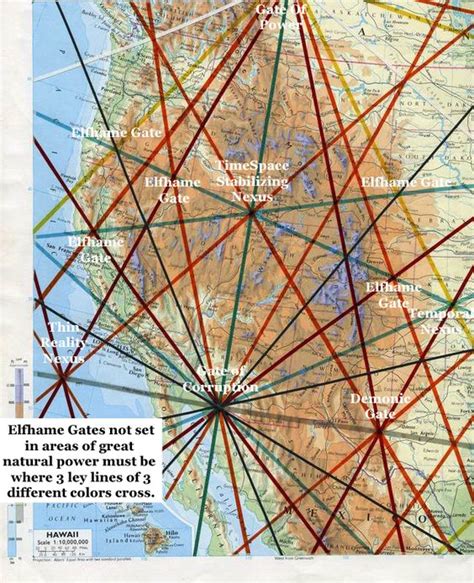 Ley Lines Map Usa | DNSSOUZA