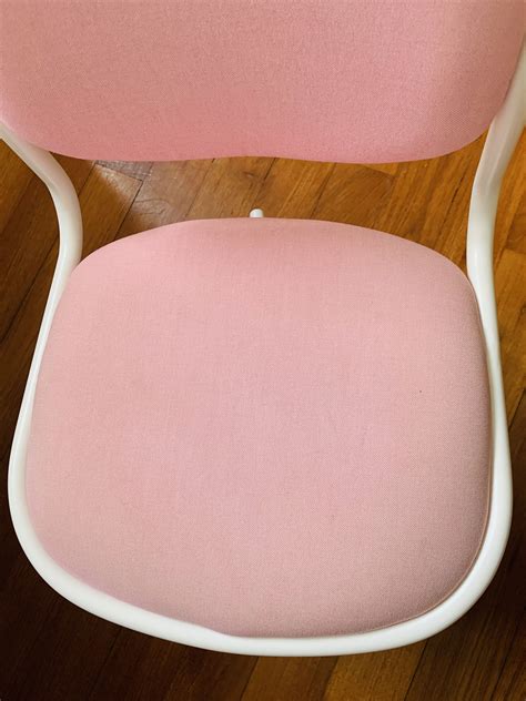 Ikea pink kids desk chair, Furniture, Tables & Chairs on Carousell