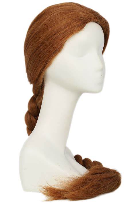 Princess Fiona Shrek Wig With Crown Braid Womens Costume Movie Cameron ...