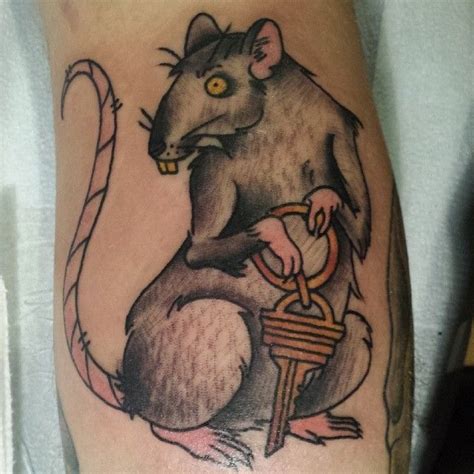 Rat tattoo done by Jesse Exner at Blacksmith Art Studio in Regina, SK ...