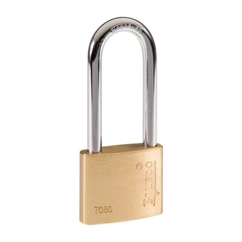 Toledo Fine Locks Brass Keyed Padlock-TO50L - The Home Depot