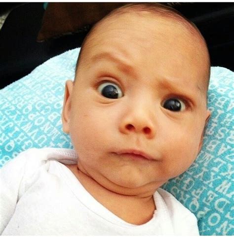 Surprise Face Surprised Face Meme Funny Baby Faces