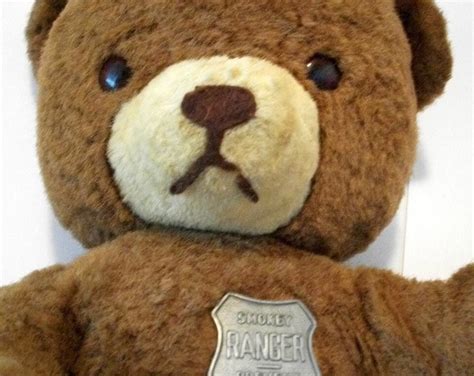 Vintage Smokey the Bear Stuffed Animal 1960s Only You Can Prevent ...