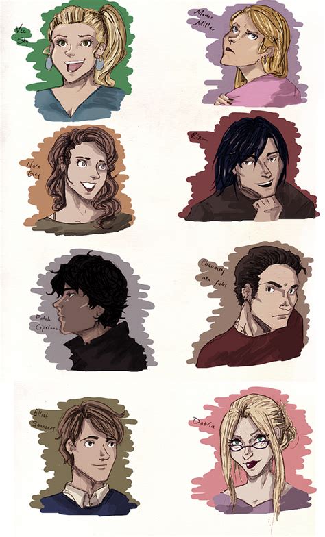 Hush Hush Characters by LadyELain on DeviantArt