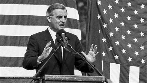 Democratic Presidential nominee Walter Mondale at 1984 University of ...