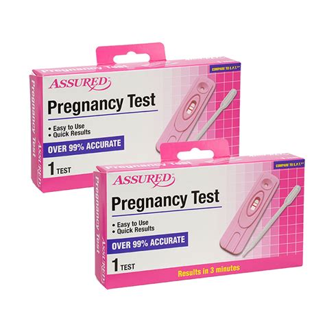 Pregnancy Test - Assured Pregnancy Kit Combo - 2 Kits - 99% Accuracy ...