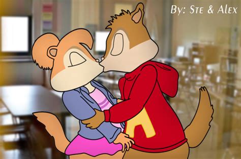 Alvin and Brittany Kiss by SteGhost on DeviantArt