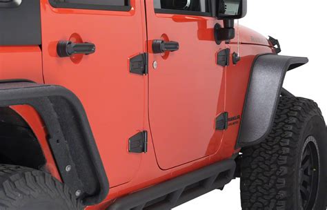 Replacement Door Hinges Black Set 4 Doors 2007-2017 Jeep Wrangler ...