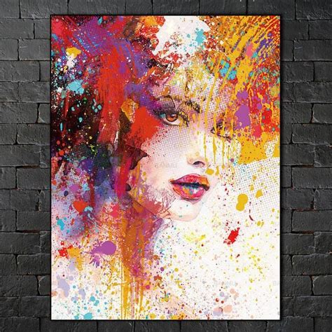 Figures on canvas home decoration | Abstract art painting, Art painting ...