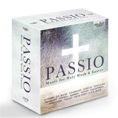 Passio: Music for Holy Week & Easter | CD | Brilliant Classics 95653