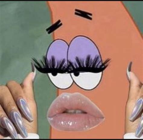 Patrick Star Meme Nails at Meme