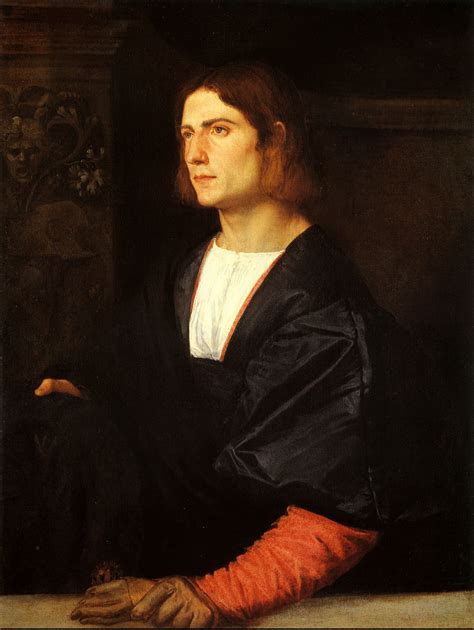 Titian. Portrait of a Man. c.1515. | Renaissance portraits, Portrait ...