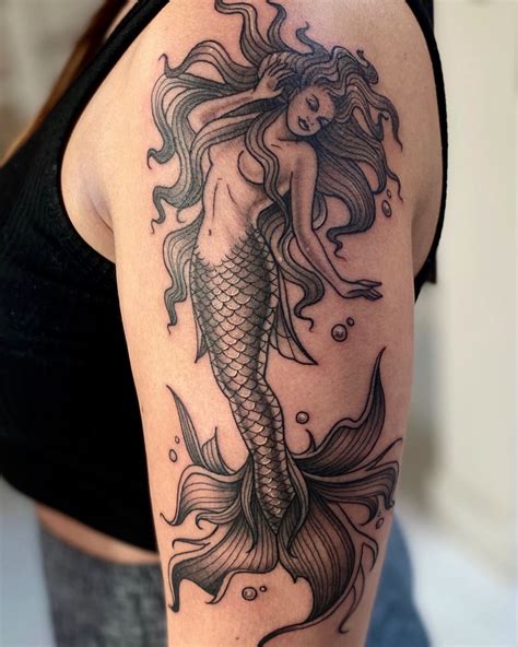 Mermaid Tattoo | Mermaid tattoo designs, Mermaid tattoos, Mermaid tattoo