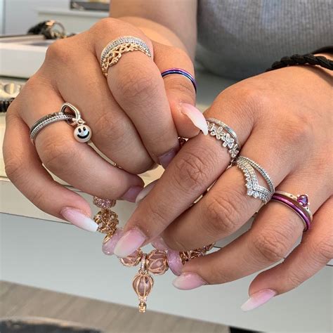 Remix your ring stacks! Our Pandora rings are ready to be styled into ...