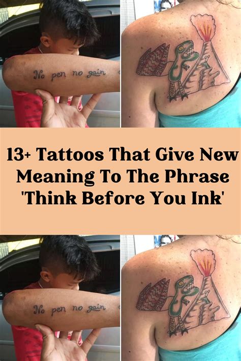 13+ Tattoos That Give New Meaning To The Phrase 'Think Before You Ink ...