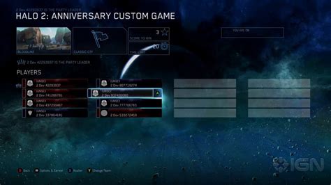 Halo: MCC Custom Games menu : halo