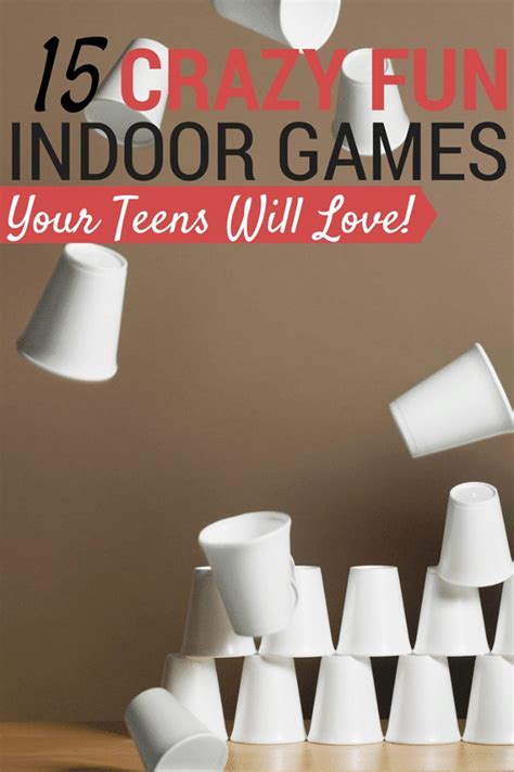 These fun indoor games for teens are easy to set up, don't cost a lot ...