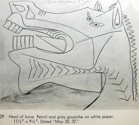 32 Best Images of Picasso's Sketches for Guernica ideas | guernica ...