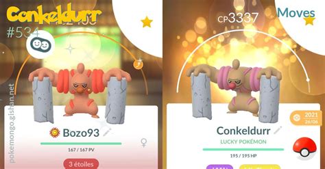 Conkeldurr moves - Pokemon Go