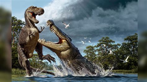 Cretaceous 'terror crocodile' crushed dinosaurs with banana-size teeth ...