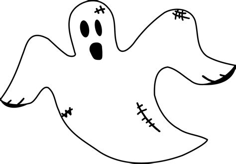 Free Black And White Ghost Clipart, Download Free Black And White Ghost ...