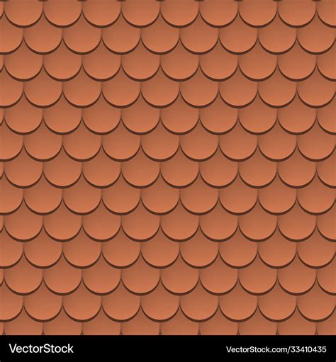 Roof tile texture pattern rooftop Royalty Free Vector Image