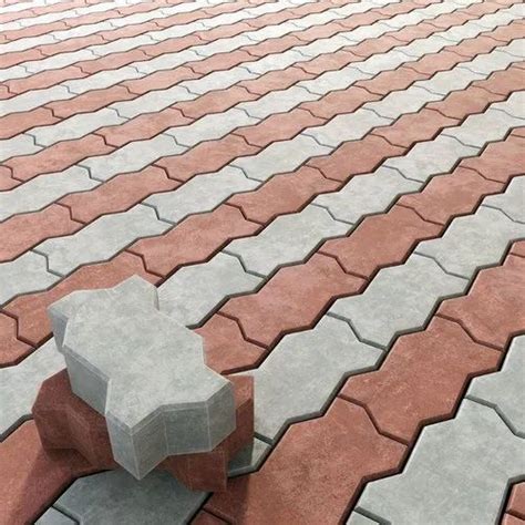 Sharda Bricks Concrete Interlocking Paver Blocks, Dimensions: 100*30*30 ...