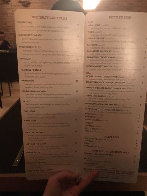 Menu at Sunda - River North restaurant, Chicago, 110 W Illinois St