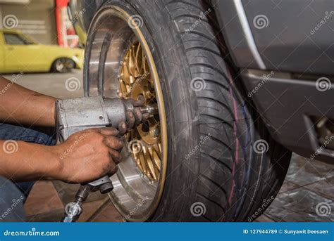 Car Wheel Repair, Brake Repair, Car Wheel and Brake Repair Stock Image ...