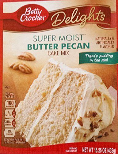 Betty Crocker Delights Super Moist Butter Pecan Cake Mix Pack of 3 ...