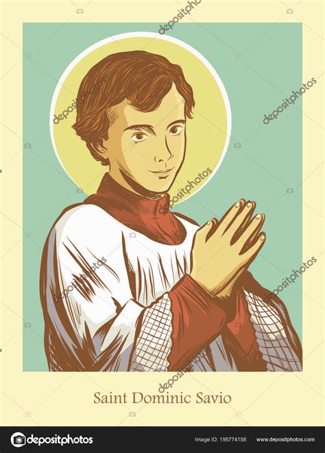 Young Saint Dominic Savio Stock Vector Image by ©sete_yes #195774158