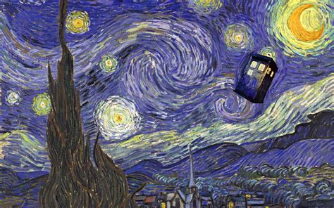 Tardis Van Gogh Wallpaper (64+ images)