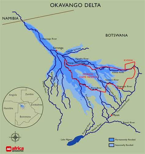 understanding-the-okavango-delta-map2 - Africa Geographic