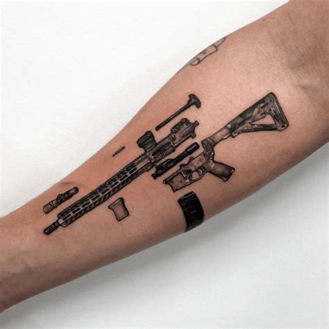 Colt Revolver Tattoo Designs